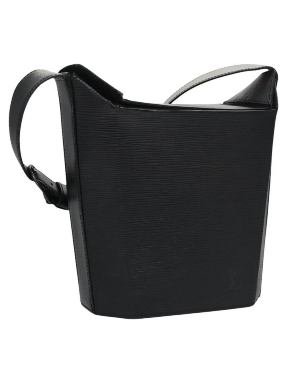 Authentic LOUIS VUITTON Epi Sac Saw Shoulder Bag 2way Black M80161 LV